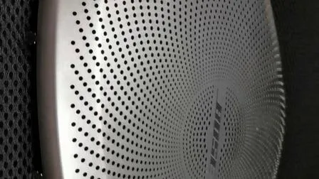 Spray Painted Stainless Steel Burr - Free Etched Speaker Grille