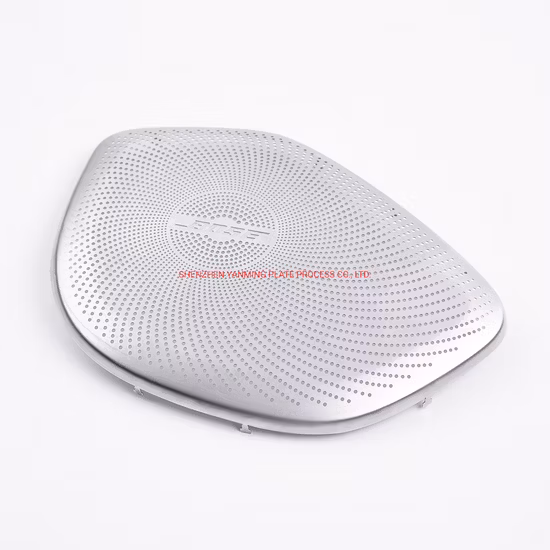 Spray Painted Stainless Steel Burr - Free Etched Speaker Grille