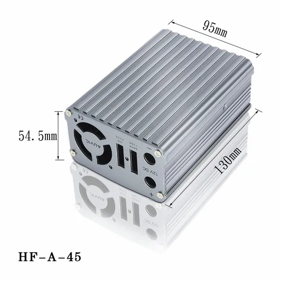 Boîte de jonction de boîtier d'extrusion d'aluminium anodisé pour boîte de distribution électrique