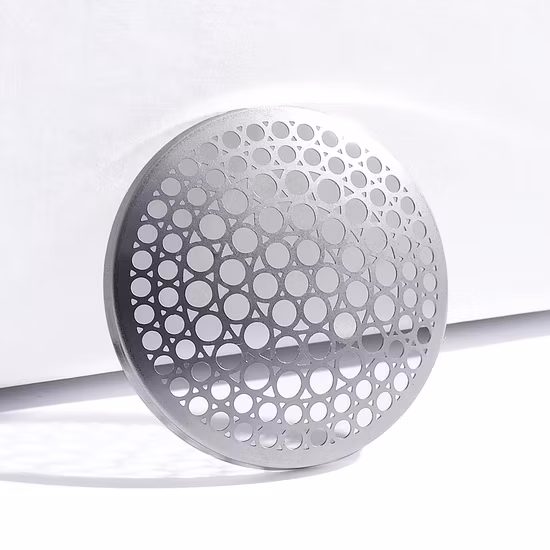 Grille gravée d'accessoires de haut-parleur de voiture d'acier inoxydable